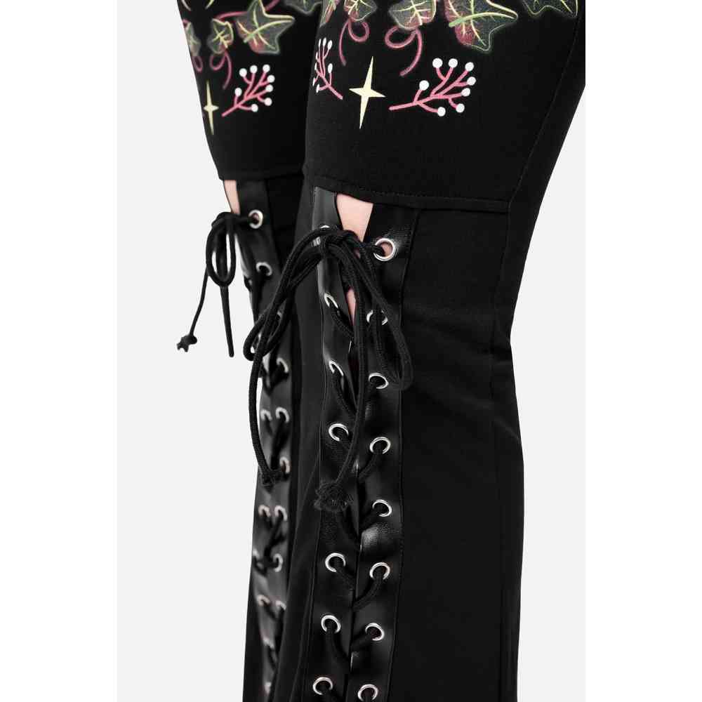 Restyle - Bad Omens Bell bottom pants - Black